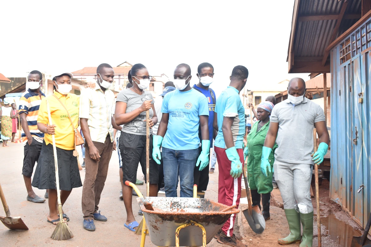 Wassa-Hemang Community Embarks On Cleanup Exercise To Commence Their Festival.
